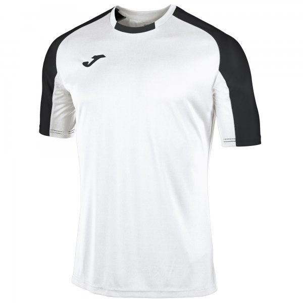 JOMA ROUND COLLAR CONTRASTING COLOUR T-SHIRT WITH RAGLAN SLEEVES PROMOTING EASE OF MOVEMENT. EMBROIDERED LOGO.