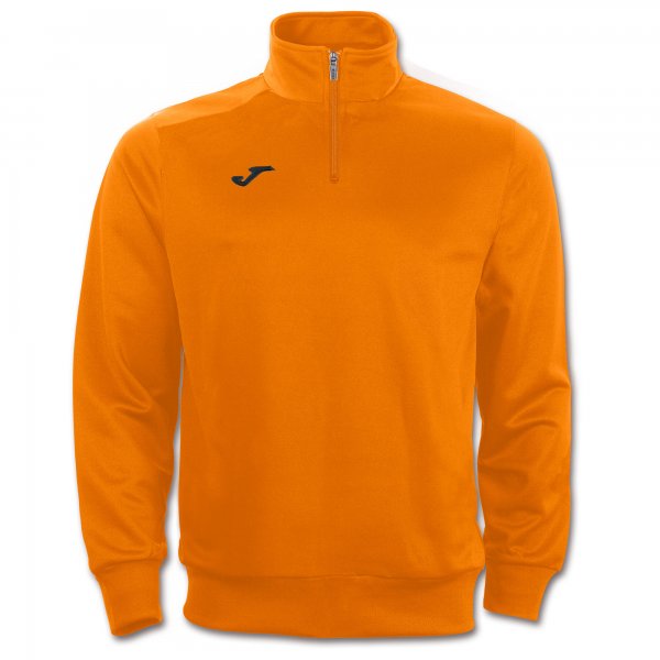 JOMA SWEATSHIRT FARAON ORANGE FLUOR 1/2 ZIPPER