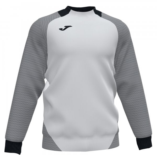 JOMA ESSENTIAL II SWEATSHIRT WHITE-BLACK