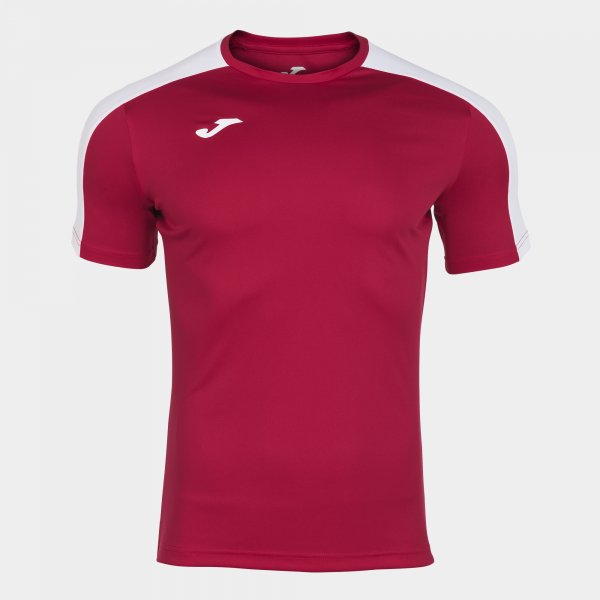 JOMA ACADEMY T-SHIRT RED-WHITE S/S