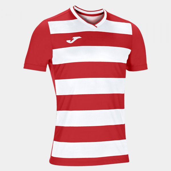 JOMA EUROPA IV T-SHIRT RED-WHITE S/S