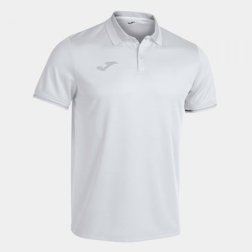 JOMA CHAMPIONSHIP VI SHORT SLEEVE POLO WHITE GRAY