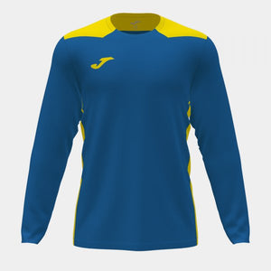 JOMA CAMISETA MANGA LARGA CHAMPIONSHIP VI ROYAL AMARILLO