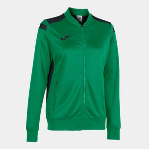 JOMA CHAMPIONSHIP VI FULL ZIP SWEATSHIRT GREEN BLACK